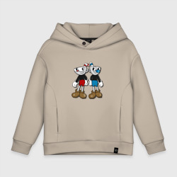 Детское худи Oversize хлопок Cuphead/Mugman