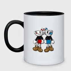 Кружка двухцветная Cuphead/Mugman