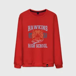 Мужской свитшот хлопок Stranger Things Hawkins