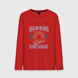Мужской лонгслив хлопок Stranger Things Hawkins