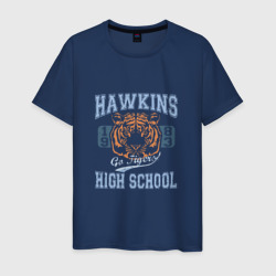 Мужская футболка хлопок Stranger Things Hawkins