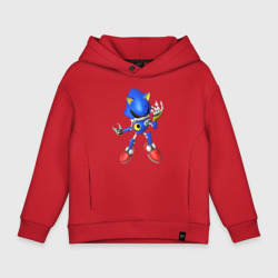 Детское худи Oversize хлопок Metal Sonic