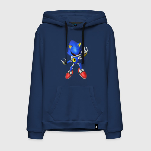 Мужская толстовка хлопок Metal Sonic, цвет темно-синий