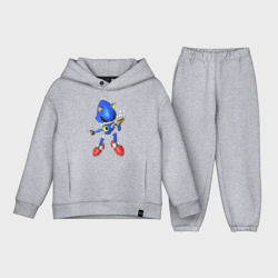 Детский костюм хлопок Oversize Metal Sonic