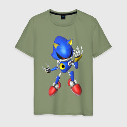 Мужская футболка хлопок Metal Sonic