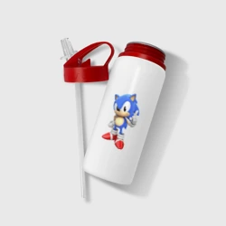 Бутылка для воды с трубочкой Classic Sonic - фото 2
