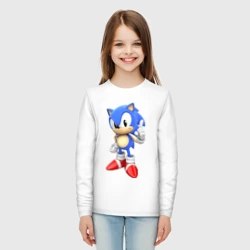 Детский лонгслив хлопок Classic Sonic - фото 2