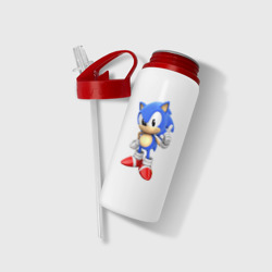 Бутылка для воды с трубочкой Classic Sonic - фото 2