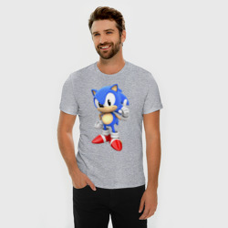 Мужская футболка хлопок Slim Classic Sonic - фото 2