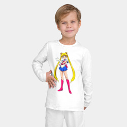 Детская пижама с лонгсливом хлопок Сейлормун - фото 2