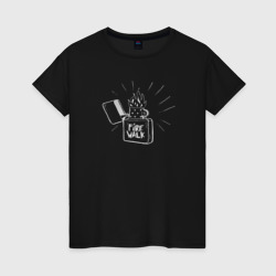 Firewalk – Женская футболка хлопок с принтом купить со скидкой в -20%