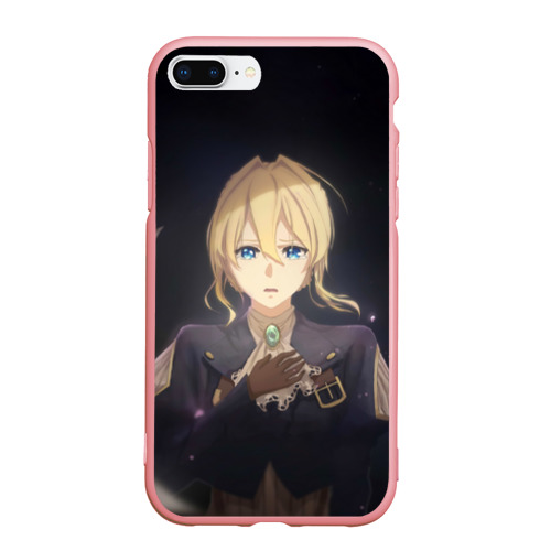 Чехол для iPhone 7Plus/8 Plus матовый Violet Evergarden, цвет баблгам