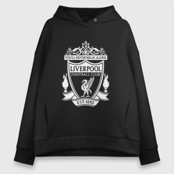 Женское худи Oversize хлопок Liverpool FC