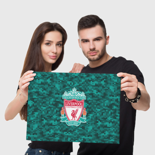 Холст прямоугольный Liverpool FC, цвет 3D печать - фото 5