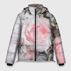 Мужская зимняя куртка 3D розы