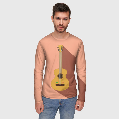 Мужской лонгслив 3D Guitar - фото 3