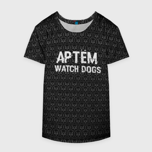 Накидка на куртку 3D Артём Watch Dogs, цвет 3D печать - фото 4