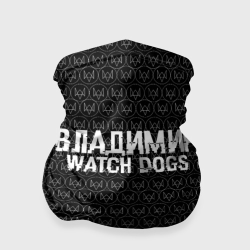 Бандана-труба 3D Владимир Watch Dogs, цвет 3D печать