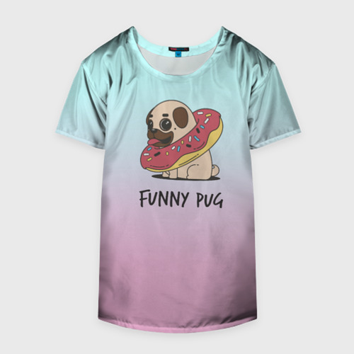 Накидка на куртку 3D Funny PUG - фото 4