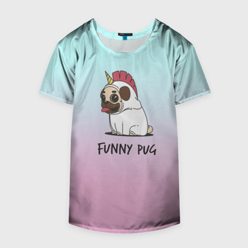 Накидка на куртку 3D Funny PUG - фото 4