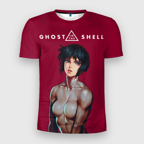 Мужская футболка 3D Slim Ghost in the shell, цвет 3D печать