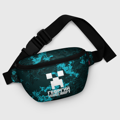 Поясная сумка 3D Георгий в стиле Minecraft - фото 6