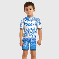 Детский купальный костюм 3D Россия гжель - фото 2
