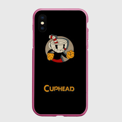 Чехол для iPhone XS Max матовый Cuphead