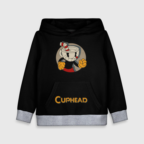 Детская толстовка 3D Cuphead, цвет меланж