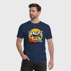 Мужская футболка хлопок Cuphead - фото 2