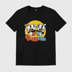 Мужская футболка хлопок Cuphead