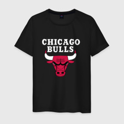 Чикаго Буллз – Мужская футболка хлопок с принтом купить со скидкой в -20%