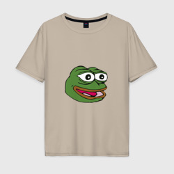 Мужская футболка хлопок Oversize Pepe frog