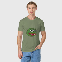 Мужская футболка хлопок Pepe frog - фото 2