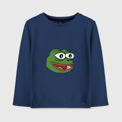 Детский лонгслив хлопок Pepe frog