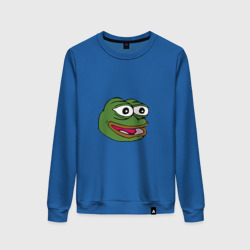 Женский свитшот хлопок Pepe frog