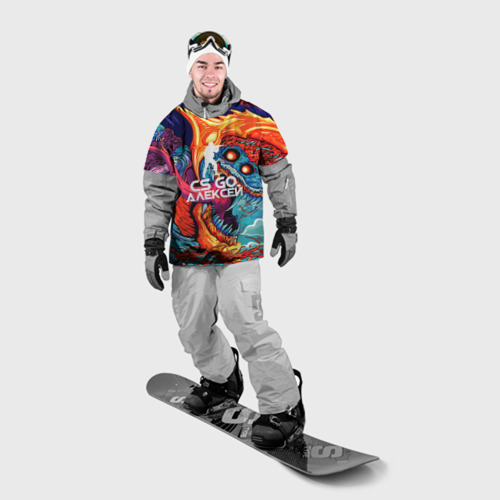 Накидка на куртку 3D Алексей в стиле CS GO, цвет 3D печать - фото 3