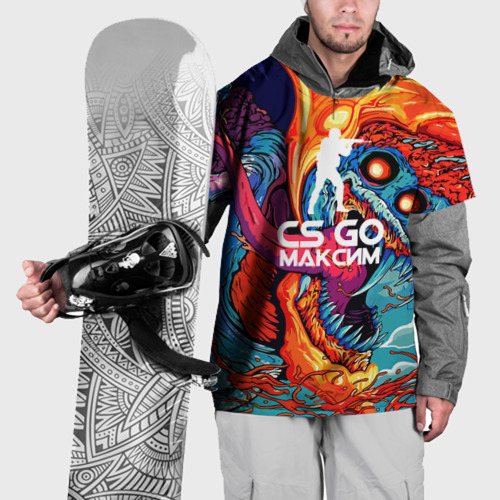 Накидка на куртку 3D Максим в стиле CS GO, цвет 3D печать