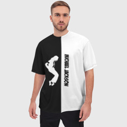 Мужская футболка oversize 3D Michael Jackson - фото 2