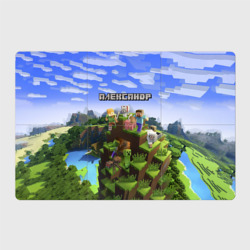 Магнитный плакат 3Х2 Александр - Minecraft