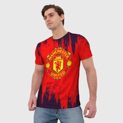 Мужская футболка 3D Манчестер Юнайтед - фото 2