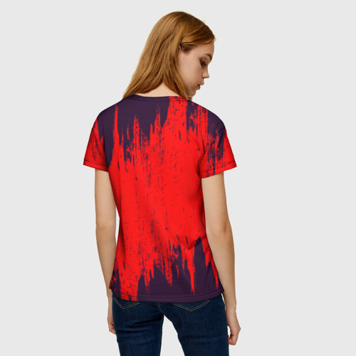 Женская футболка 3D Манчестер Юнайтед, цвет 3D печать - фото 4