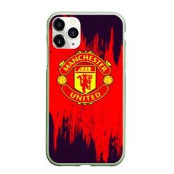 Чехол для iPhone 11 Pro матовый Манчестер Юнайтед