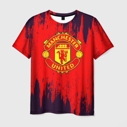 Мужская футболка 3D Манчестер Юнайтед