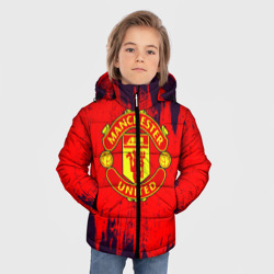 Зимняя куртка для мальчиков 3D Манчестер Юнайтед - фото 2
