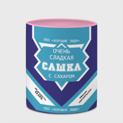 Кружка с полной запечаткой Очень сладкая Сашка - фото 2