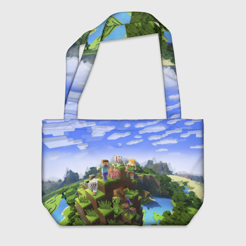 Пляжная сумка 3D Андрей - Minecraft - фото 2