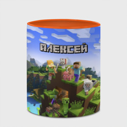 Кружка с полной запечаткой Алексей - Minecraft - фото 2