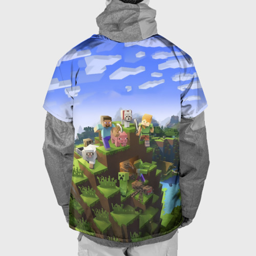 Накидка на куртку 3D Алексей - Minecraft, цвет 3D печать - фото 2