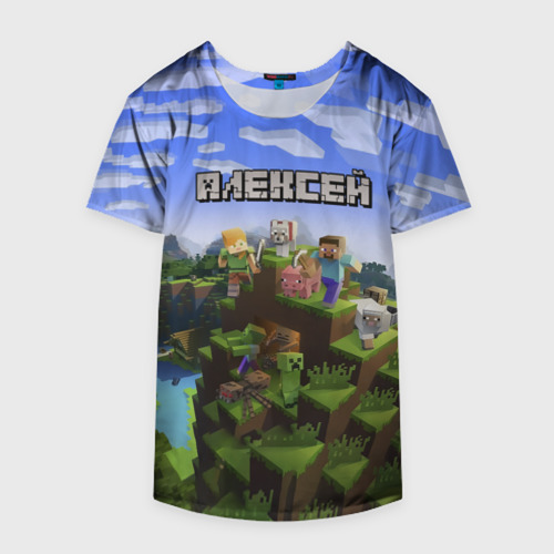 Накидка на куртку 3D Алексей - Minecraft, цвет 3D печать - фото 4